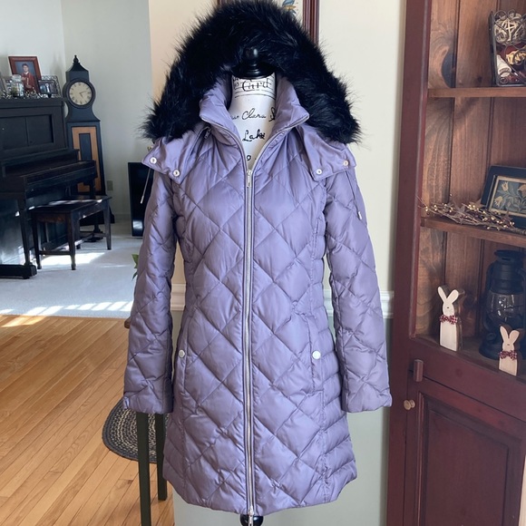 Kenneth Cole Reaction Jackets & Blazers - Kenneth Cole Reaction silver/gray winter coat